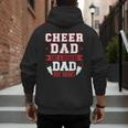 Cheer Dad Like A Regular Dad But Broke Cheerleader Dad Men's Hoodie Back Print
