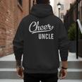 Cheer Dad Shirts Cheer Uncle Proud Cheerleading Uncle Men's Hoodie Back Print