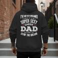 Cheerleading Dad Father Cheer Dad Men's Hoodie Back Print