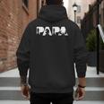 Chess Father Dad Chess Father T-Shirt Men's Hoodie Back Print