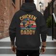 Chicken Daddy Farmer For Men Men's Hoodie Back Print