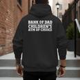 Children ATM Machine Dad Credit Card Bank Of Dad Men's Hoodie Back Print