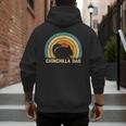 Chinchilla Dad Father's Day Chinchilla Lover Dad Daddy Men's Hoodie Back Print