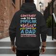 Contrary To Popular Belief I Have A Dad He's Just Dead Men's Hoodie Back Print