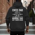 Cool Chess Player Art For Men Dad Knight Chess Lovers Pieces Small Men's Hoodie Back Print