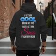 I Get My Cool From My Dad But I Get My Sass From My Mom Men's Hoodie Back Print