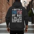 Cool I Get My Daddy Back Today Military Child Small Men's Hoodie Back Print
