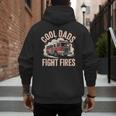 Cool Dads Fight Fire Firefighter Men's Hoodie Back Print
