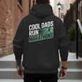 Cool Dads Run Marathons Marathon Running Runner Men's Hoodie Back Print