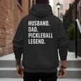 Cool Pickleball For Men Husband Dad Legend Pickleball Player Men's Hoodie Back Print Cool Pickleball For Men Husband Dad Legend Pickleball Player Men's Hoodie Back Print