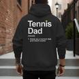 Cool Tennis Novelty For Men Dad Tennis Lover Tennis Player Men's Hoodie Back Print