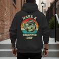Have A Crappie Day Retro Fishing Sarcastic Dad Men's Hoodie Back Print Have A Crappie Day Retro Fishing Sarcastic Dad Men's Hoodie Back Print