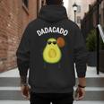 Cute Avocado For Dad Men Fruit Avocado Pear Lovers Men's Hoodie Back Print