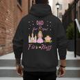 Dad 5th Birthday Her Royal Fiveness Princess Matching Men's Hoodie Back Print
