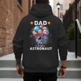 Dad Of The Astronaut Space Theme First Birthday Party Men's Hoodie Back Print Dad Of The Astronaut Space Theme First Birthday Party Men's Hoodie Back Print