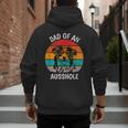 Dad Of An Ausshole Australian Shepherd Aussie Men's Hoodie Back Print