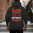 Dad Of The Berry First Birthday Of Girl Strawberry Men's Hoodie Back Print