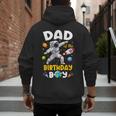 Dad Of The Birthday Boy Astronaut Outer Space Birthday Men's Hoodie Back Print Dad Of The Birthday Boy Astronaut Outer Space Birthday Men's Hoodie Back Print
