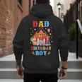 Dad Of The Birthday For Boy Circus Carnival Theme Party Men's Hoodie Back Print