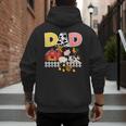Dad Birthday Boy Farm Animal Farming Farmer Family B-Day Men's Hoodie Back Print