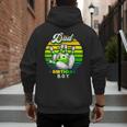 Dad Of The Birthday Boy Matching Family Bowling Birthday Men's Hoodie Back Print