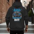 Dad Of The Birthday Boy Matching Video Gamer Birthday Party Men's Hoodie Back Print