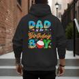Dad Of The Birthday Boy Ofishally One Family Matching Party Men's Hoodie Back Print