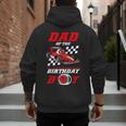 Dad Of The Birthday Boy Pit Crew Race Car Matching Family Men's Hoodie Back Print Dad Of The Birthday Boy Pit Crew Race Car Matching Family Men's Hoodie Back Print