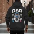 Dad Of The Birthday Boy Police Car Policeman Police Officer Men's Hoodie Back Print Dad Of The Birthday Boy Police Car Policeman Police Officer Men's Hoodie Back Print