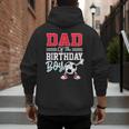 Dad Of The Birthday Boy Shirt Soccer Party Family Daddy Men's Hoodie Back Print