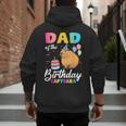 Dad Of The Birthday Capybara Girl Bday Party Family Men's Hoodie Back Print Dad Of The Birthday Capybara Girl Bday Party Family Men's Hoodie Back Print