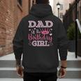 Dad Of The Birthday Girl Cute Pink Matching Family Party Men's Hoodie Back Print