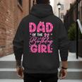 Dad Of The Birthday Girl Pink Bow Birthday Girl Family Men's Hoodie Back Print Dad Of The Birthday Girl Pink Bow Birthday Girl Family Men's Hoodie Back Print