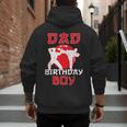 Dad Of The Birthday Karate Taekwondo Boy Martial Arts Men's Hoodie Back Print