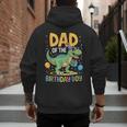 Dad Of The Birthday Party Outfit Dinosaur Squad Daddy Men's Hoodie Back Print Dad Of The Birthday Party Outfit Dinosaur Squad Daddy Men's Hoodie Back Print