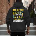 Dad Of The Birthday Scientist Matching Science Birthday Men's Hoodie Back Print