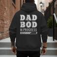 Dad Bod In Progress Men's Hoodie Back Print