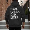 Dad Dada Daddy Bruh Papa Cow Daddy Love Cows Dad Cow Print Men's Hoodie Back Print