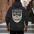 If Your Dad Doesn't Have Beard You'Ve Got 2 Moms Men's Hoodie Back Print