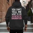 Dad For Father Daddy Papa Men From Daughter Dad Men's Hoodie Back Print