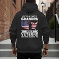 Dad Grandpa Veteran Nothing Scares Patriotic Veterans Day Men's Hoodie Back Print Dad Grandpa Veteran Nothing Scares Patriotic Veterans Day Men's Hoodie Back Print