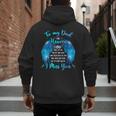 To My Dad In Heaven I Miss You Men's Hoodie Back Print To My Dad In Heaven I Miss You Men's Hoodie Back Print