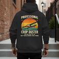 Dad Joke Farter Professional Crop Duster Men's Hoodie Back Print