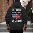 My Dad Just Became A US Citizen Proud New American Citizen Men's Hoodie Back Print My Dad Just Became A US Citizen Proud New American Citizen Men's Hoodie Back Print