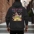 Dad Of Miss Three-Esta Mexican Fiesta 3rd Birthday Outfit Men's Hoodie Back Print