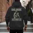 Dad Mode Activated Tactical Baby Carrier Military Father Men's Hoodie Back Print Dad Mode Activated Tactical Baby Carrier Military Father Men's Hoodie Back Print