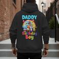 Dad And Mom Daddy Of The Birthday Boy Family Party Decor Men's Hoodie Back Print