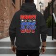 Dad And Mom Mommy Birthday Boy Spider Family Matching Men's Hoodie Back Print