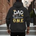 Dad Of The Notorious One Old School 1st Hip Hop Birthday Men's Hoodie Back Print
