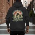 Dad Of The Ringmaster Kids Circus Theme B-Day Party Men's Hoodie Back Print
